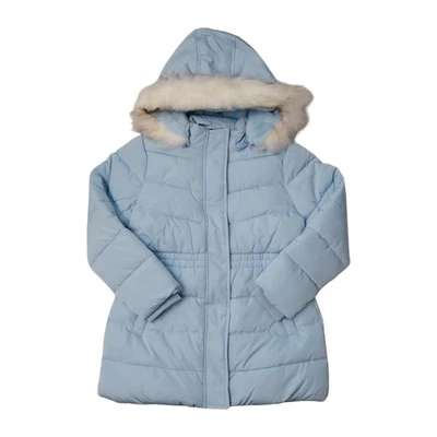 Member's Mark Toddler & Girls Removable Faux Fur Trim Hood Puffer Jacket - Image 1 of 2