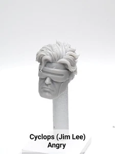 3d Printed JIM LEE X-MEN CYCLOPS HEAD #2 1:12 6" GI Joe Classified/Marvel Legend - Picture 1 of 2