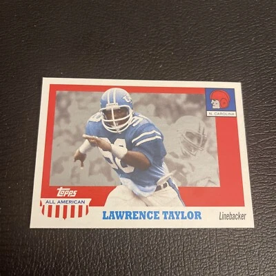 LAWRENCE TAYLOR  / North Carolina /2005 Topps All American Football / NY Giants - Image 1 of 2