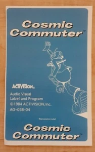 Ersatz Atari 2600 Activision Cosmic Commuter Etikettiermaschine Schnitt - Bild 1 von 3