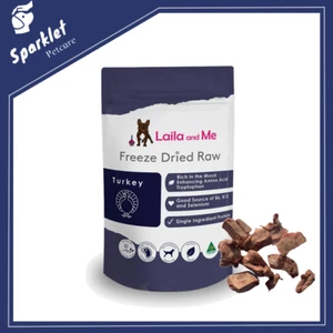LAILA & ME Freeze Dried Australian Turkey Treats For Cats and Dogs 60G/140G - Picture 1 of 3