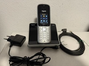Gigaset S810 Mobilteil + S810 Basisstation + Netzteil + Tea Kabel + Gürtelclip - Zdjęcie 1 z 4