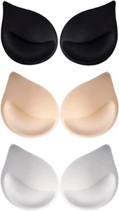 3 Paar Atmungsaktive Silikon-BH-Einlagen für Sport, Bikinis & Tanktops - Bild 1 von 6