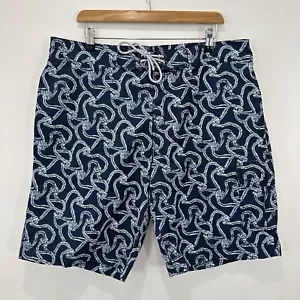 Pantalón Corto Sportscraft Board Hombre XL Azul Windsor Cintura Elástica Cordón Forrado - Imagen 1 de 13