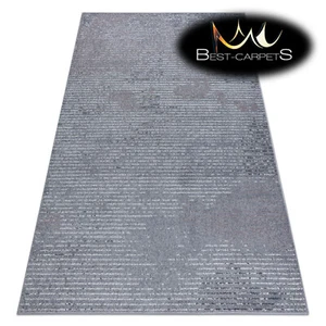 MODERN amazing RUGS 'HEOS' lines silver / pink CARPETS Best Quality - Picture 1 of 6