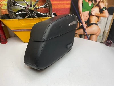 🔥04-Later Harley Sportster XL OEM Rigid Leather Saddlebag Right Side🔥 - Image 1 of 4