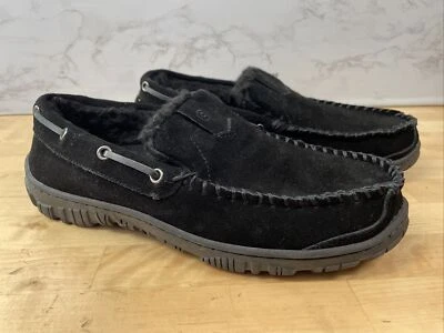 561 Clarks Hombre Gamuza Veneciano Mocasín Interior Exterior Acogedora Casa Zapatilla, 10 M Foto 1 de 4