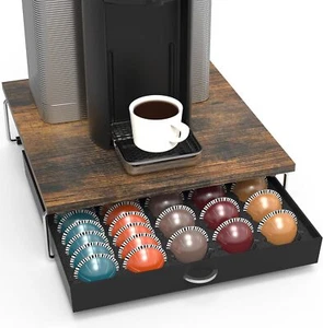 DecoBrothers Supreme Vertuoline Drawer, Holds 60 pcs Capacity, Rustic Brown - Picture 1 of 8