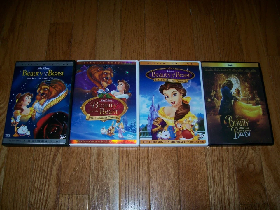 Beauty and the Beast set on DVD. Enchanted Christmas, Magical World, Live Action - Image 1 of 1