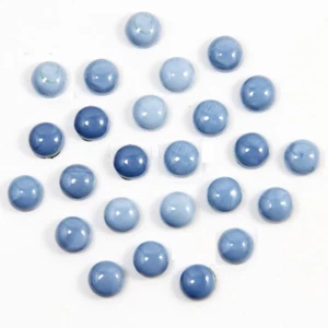 5 Stück Blauer Opal 12 mm bis 20 mm Rund Cabochon Kalibriert Lose Edelstein - Bild 1 von 3