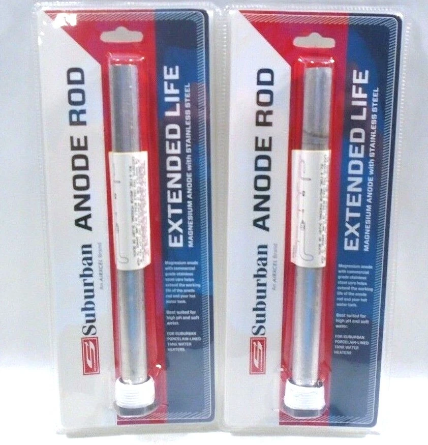 OEM Suburban 233514 aka 232767 Water Heater Magnesium Anode Rod 2 Pack