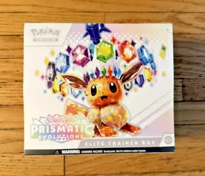 Prismatic Evolutions ETB Elite Trainer Box Pokemon TCG Sealed In Hand Fast Ship! - Picture 1 of 6