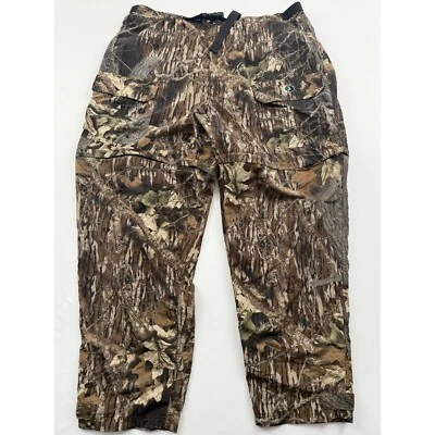 Mossy Oak Camo Convertible Pants Zip Off Hunting Hiking Outdoors 2XL 40X32 - Image 1 of 4