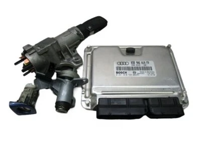 Centralina Motore Kit Chiusura Per AUDI A4 (8E2, B6) 1.9 038906019FP 0281010729 - Immagine 1 di 4