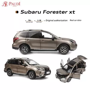 1:18 Scale Subaru Forester XT 2015 Diecast Model Car Collection Gift Children - Picture 1 of 20