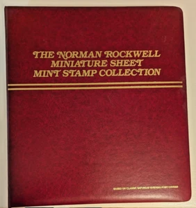 Norman Rockwell Mint Stamp Collection Saturday Evening Post 1981 Rwanda Zaire Et - Picture 1 of 16