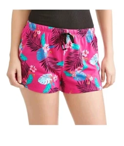 Women's Pink Paradise Pajama Shorts Sleepwear - Sizes Medium & XL - Picture 1 of 4