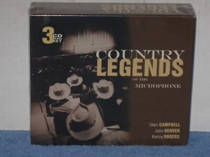 (3) CD Box Set Country Legends Of The Microphone Factory Sealed!!! - Picture 1 of 3