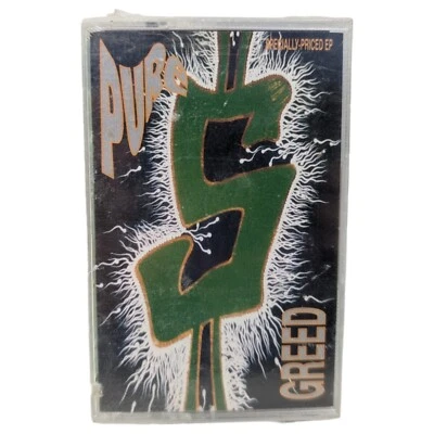 Greed EP by Pure (Cassette Tape, 1992) Canada Alternative rock Band - NEW - Image 1 of 4