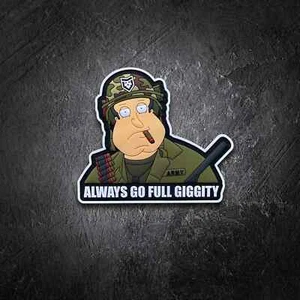 Quagmire Patch: Always go Full Giggity PVC Morale Patch - Picture 1 of 1