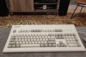 DELL AT101W Mechanical GYUM90SK Keyboard Alps Switches PS/2 Retro 