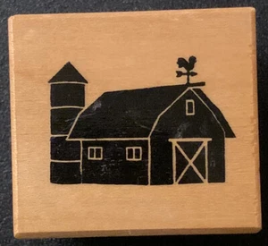 PSX Barn Farm Rubber Stamp - Picture 1 of 3