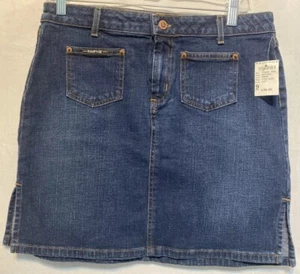 Falda midi vintage Y2K Rampage denim talla 9 etiqueta nueva - Imagen 1 de 10