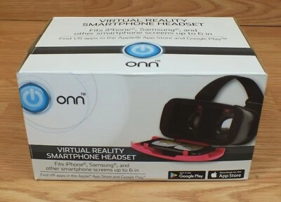 Genuine Onn Pink & Black Virtual Reality Smartphone Headset **NOS**  - Image 1 of 4