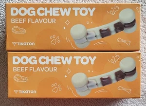 2 Stück Tikaton Kauspielzeug aus Nylon mit Rindfleischgeschmack für kleine Rassen, neu - Bild 1 von 4