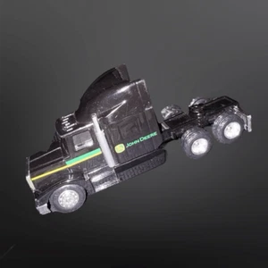 ERTL JOHN DEERE Diecast Black Peterbilt Semi Truck Cab 1:64 - Bild 1 von 8