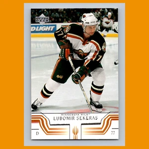 Tarjeta de hockey comodín Lubomir Sekeras #86 2001 Upper Deck Minnesota NHL CASI NUEVA - Imagen 1 de 3