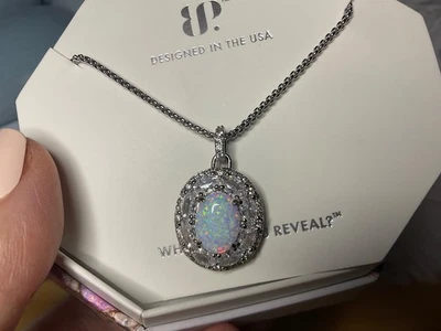 Collar Bomb Party 25 de octubre NK63992 besado por claridad - chapado en rodio Foto 1 de 4