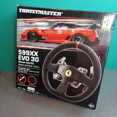 Thrustmaster Ferrari 599XX EVO Edition Alcantara 30cm Wheel Add On XBOX PC TX - Image 1 of 4