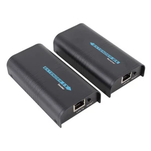 Hot HD Multimedia Ethernet Extender Over Single Cat5 Cat6 1080P HD 200M HD Mult - Picture 1 of 33