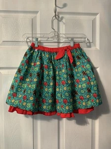 Girls size 7 Wellie Wishers Willa Skirt for girls pink flower American Girl - Picture 1 of 4
