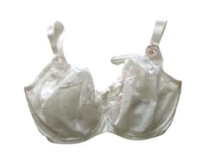 Marks & Spencer Emily UK 36H Embroidered White Underwired Full Cup Bra - Picture 1 of 3