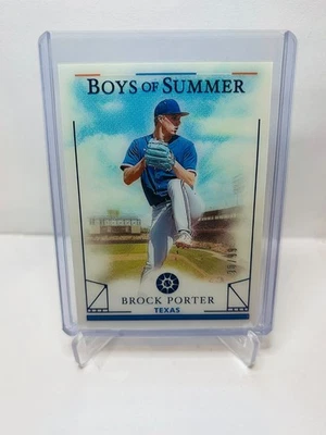 2024 Panini Boys Of Summer BROCK PORTER Blue /99 #31 Rangers - Image 1 of 2