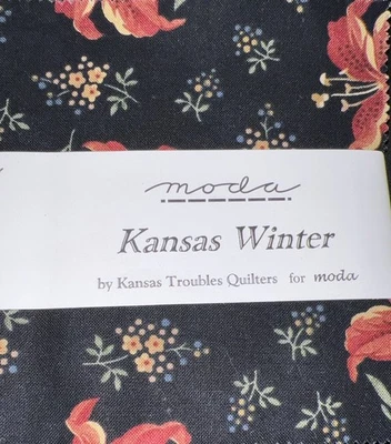 "Kansas Winter" Charm Pack By Kansas Troubles Quilters 32 Pc Moda NEW - Image 1 of 4