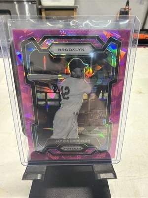 2024 Panini Prizm — Джеки Робинсон No110 Pink Ice Prizm - Изображение 1 из 2