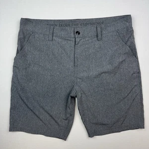 Prana Shorts Mens 36 Merrit 9" Gray Outdoor Gorpcore Stretch Hike Casual - Picture 1 of 6