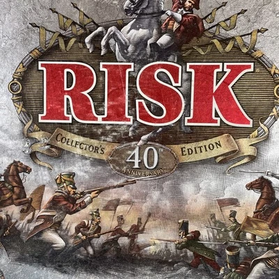 Risk 40th Anniversary Collector's Edition Hasbro Parker Bros Board Game Rare - Image 1 of 4