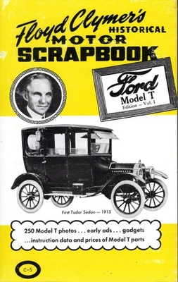 Álbum de recortes Ford Clymers modelo T 1909-1927 historia 250 fotos piezas accesorios Foto 1 de 2