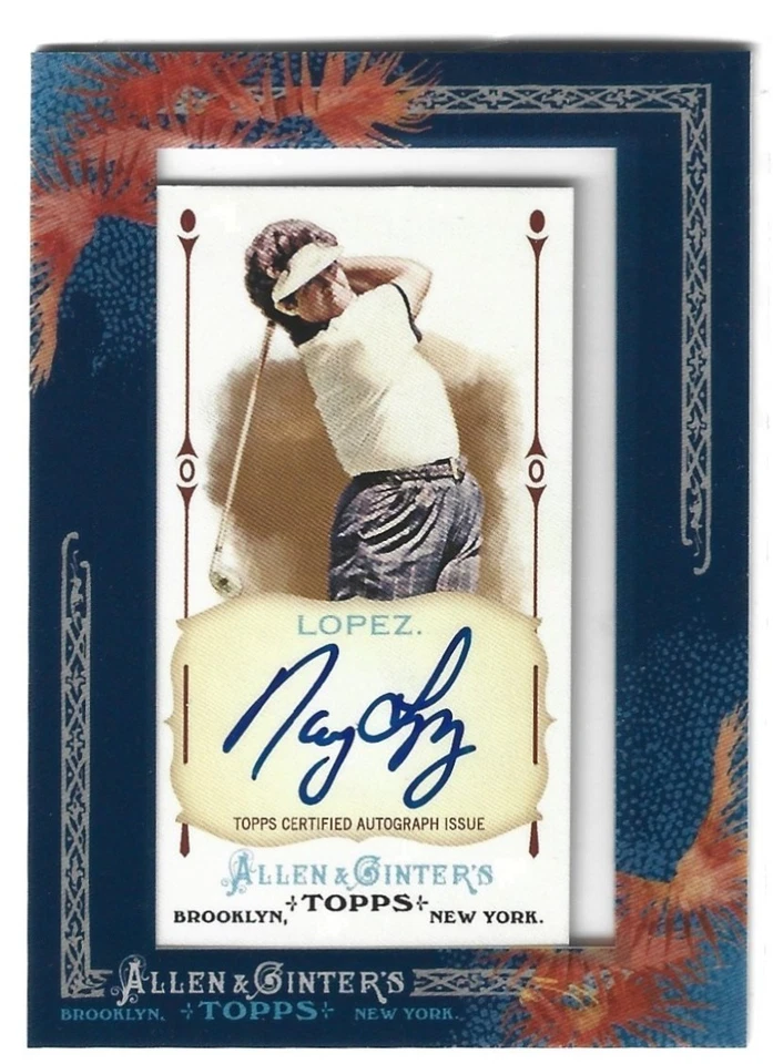 2011 Topps Allen and Ginter Autograph #NLO Nancy Lopez Auto - Image 1 of 1