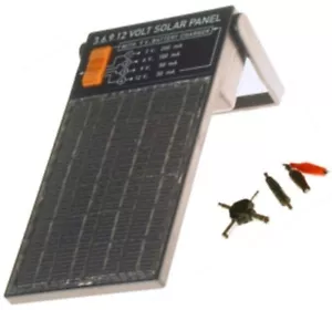 PANEL SOLAR CARGADOR BATERIAS 3-6-9 Y 12V MULTICLAVIJA - Imagen 1 de 1