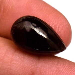 Natural Green Tourmaline Pear Shape Cabochon 7.75 C Ct Certified Loose Gem - Picture 1 of 5