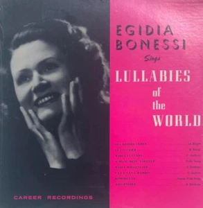 EGIDIA BONESSI Sings Lullabies Of The World SEALED LP Private Press SS 60s Kids - Picture 1 of 3