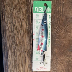 Abu Sweden Toby 18g 5/8oz BGL Blue Gill Brass Vintage Fishing Lure Pre 1981 - Picture 1 of 3