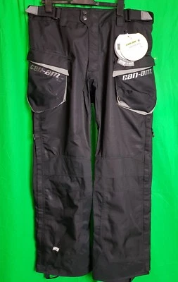 CAN-AM BRP MENS CROSS WATERPROOF MOTORCYCLE PANTS BLACK SIZE 30 TROUSERS — 第 1/4 张图片