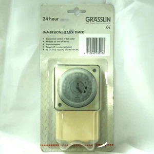 GRASSLIN 01.05.5006.1 IHT/T o GPT/T CALENTADOR DE INMERSIÓN TEMPORIZADOR ANALÓGICO - NUEVO - Imagen 1 de 3