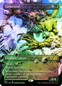 MTG FOIL Gemrazer Showcase - Ikoria: Lair of Behemoths #295 - Picture 1 of 1